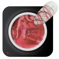 Gel UV 2M Beauty Spider rosu Silk Red Wine, gel panza de paianjen 5 g